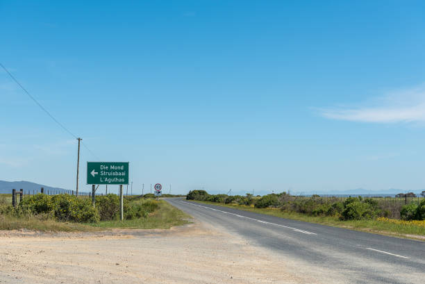 istock Turn-off to Struisbaai from the Arniston to Bredasdorp road 1453046950