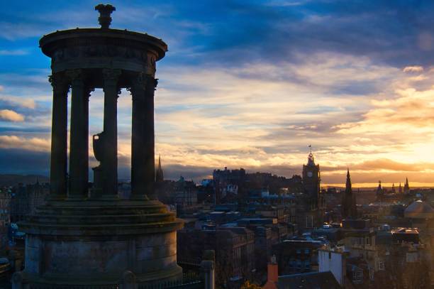 istock beautiful view over Edinburgh from Calton Hill at sunset 1453050324