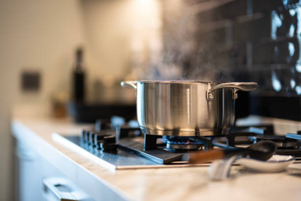 istock A metal pot on the stove 1453053373