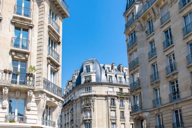 istock Paris, typical facades, beautiful buildings 1453062137