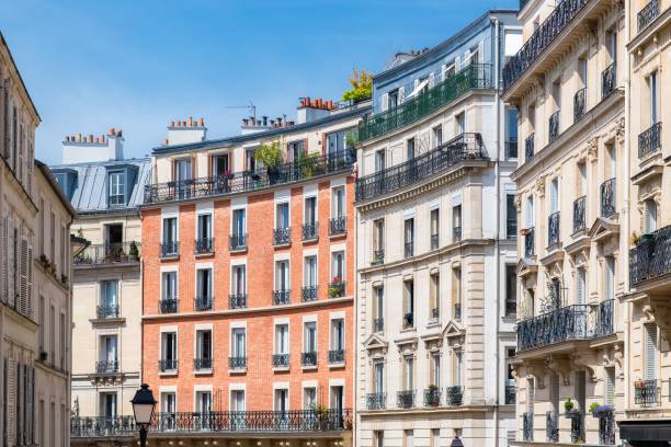 istock Paris, typical facades, beautiful buildings 1453062329