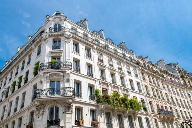istock Paris, typical facades, beautiful buildings 1453062332