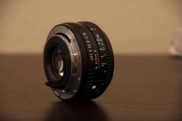 istock Old fast lens from a film camera 1453081484