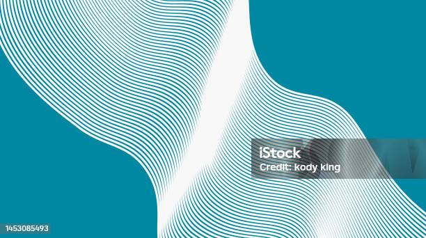 Vector Driver Cyan Flowing Curved Texture Cyan Vector Background Stock Illustration ...