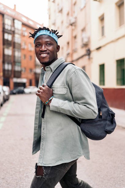 istock Cheerful African Man in the Street 1453099183