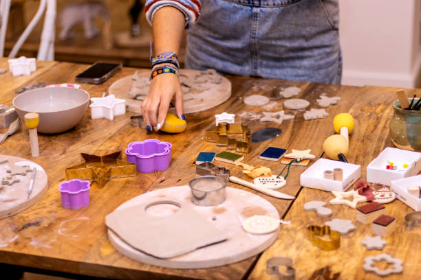 istock Young woman working in a ceramics workshop 1453102536