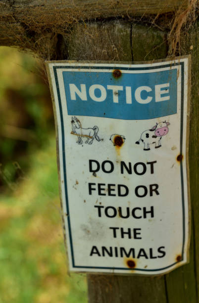 istock A notice on the experimental farm in Stellenbosch requesting visitors to leave animals alone 1453106776