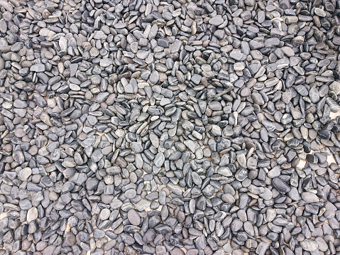 surface with thousands of small stones