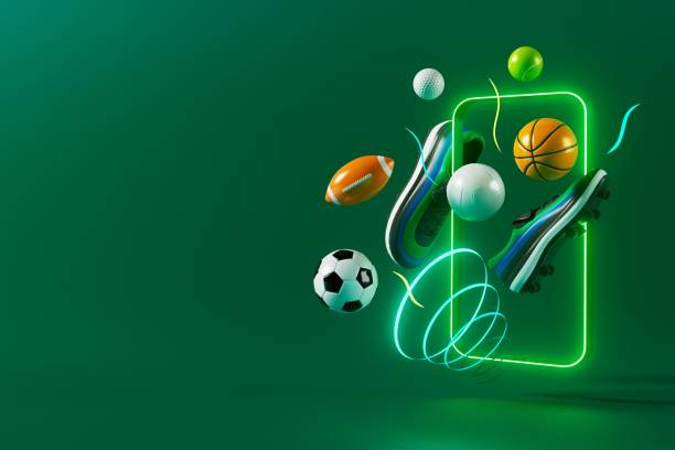 istock 3d football object design. realistic rendering. abstract futuristic background. 3d illustration. motion geometry concept. sport competition graphic. tournament game bet content. soccer ball element. 1453119459