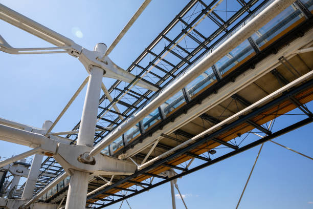 April 30, 2022: Georges Pompidou centre, Paris, Ille de France, France. Facade of the Pompidou museum created by Renzo Piano and Richard Rogers