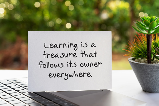Life Quotes - Learning is a treasure that follow its owner everywhere