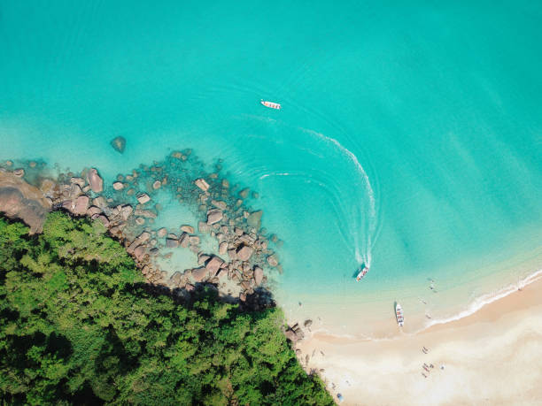 istock Top view from another paradise in Brazil 1453128056