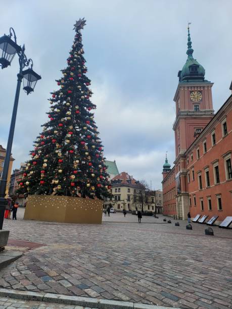 istock A Christmas tree in Warsaw 2 1453130379