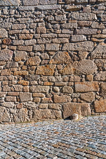Stone wall as a texture or background