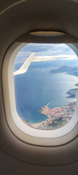 istock Landscape from the airplane window 1453141758