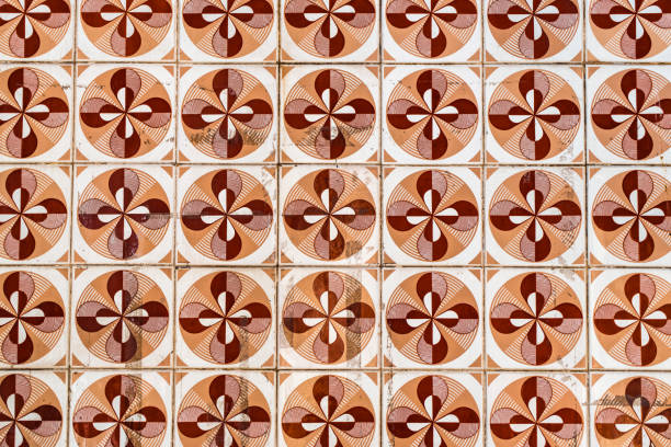 Traditional Portuguese glazed tiles