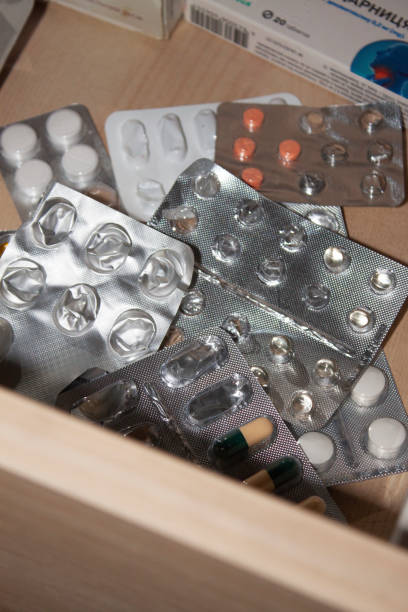 istock medicines in a box with tablets, vitamins, pills 1453143952