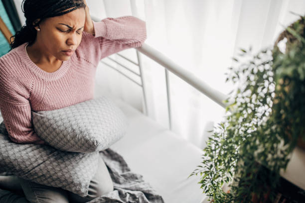 istock Woman with stomachache 1453153374