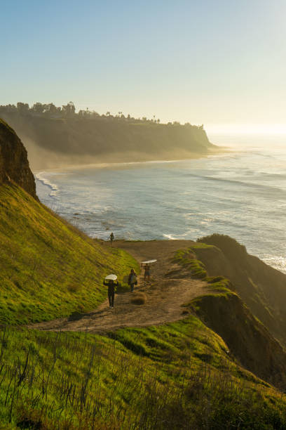 istock Surfers leaving the beach 1453156022