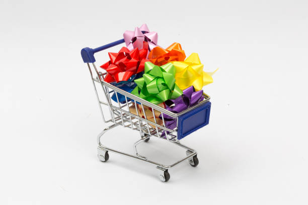 Shopping for gifts.