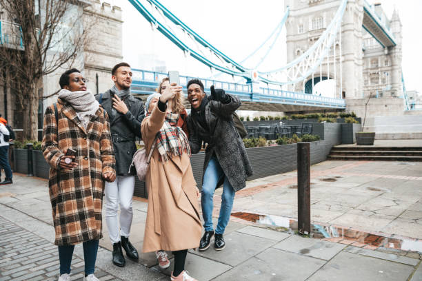 istock Friends take a selfie at Tower Bridge 1453163482