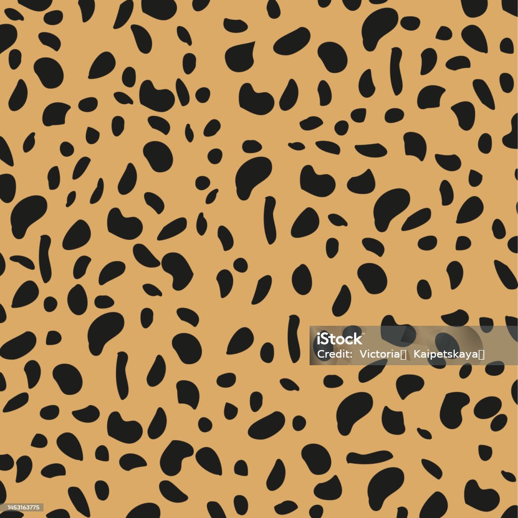 Cheetah Print Pattern Stock Illustration - Download Image Now ...