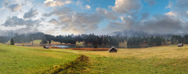 istock Alpine autumn lake Geroldee or Wagenbruchsee, Germany 1453163777