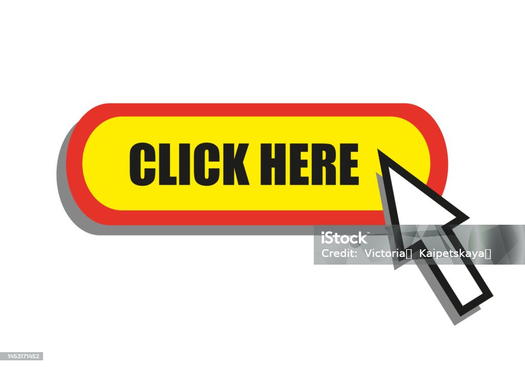 Click Here Button Stock Illustration - Download Image Now - Arrow ...