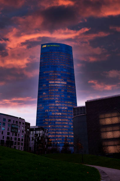 istock Iberdrola building in the winter 1453173774