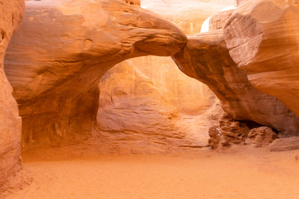 istock Arch formations in the US Arches National Park in Utah 1453179993