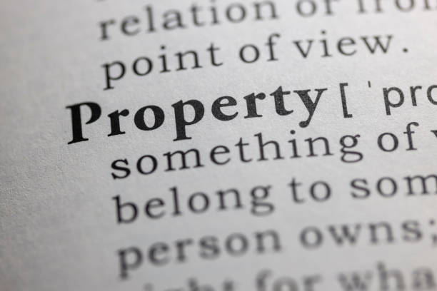 istock Dictionary definition of property 1453189845