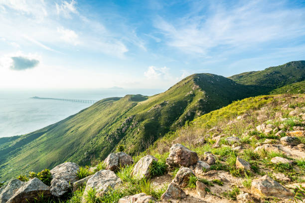 istock Natural landscape of the mountain peak 1453202882