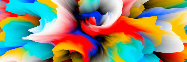 istock Magical world. Surreal Landscape. Abstract fantasy background.  3d illustration 1453202899