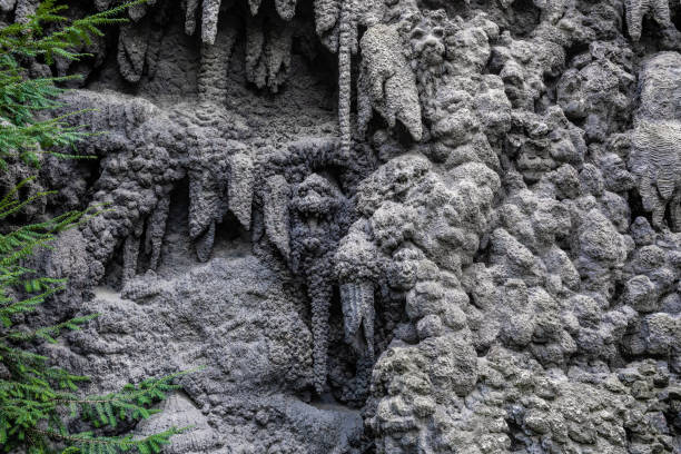 Prague, Czechia - Sep 26, 2019: Grotto at Wallenstein Garden - Prague, Czech Republic