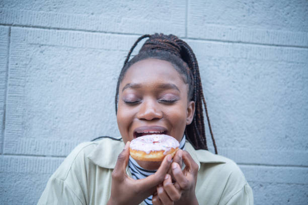 istock Happy young African American woman 1453210491