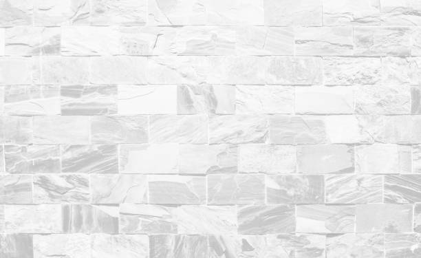istock White grunge brick wall texture background for stone tile block painted in grey light color wallpaper modern interior and exterior and room backdrop design. Simple seamless pattern grid for backdrop. 1453210755