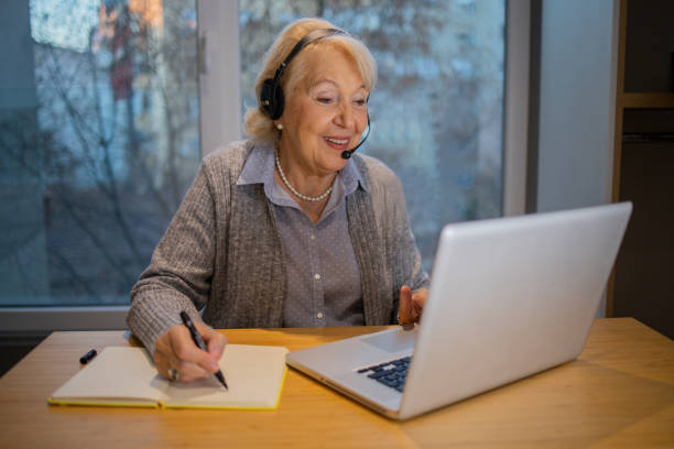 istock Woman working from home 1453217305