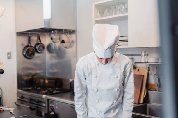 istock A male chef bowing in the kitchen 1453221858