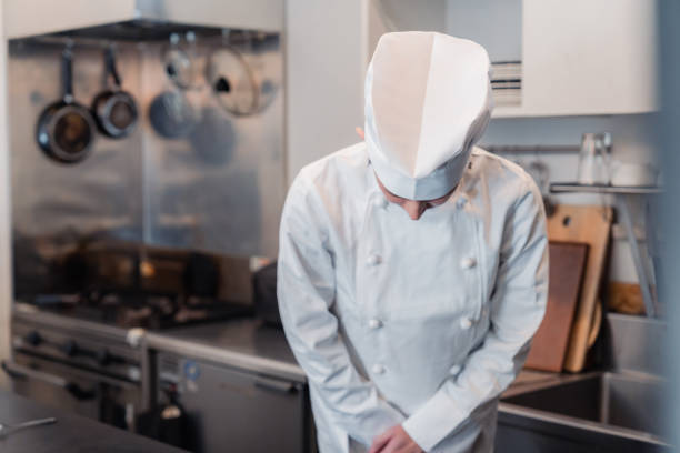 istock A male chef bowing in the kitchen 1453221861