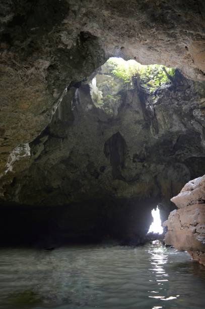 istock The hole above the ceiling of Pindul Cave 1453221968