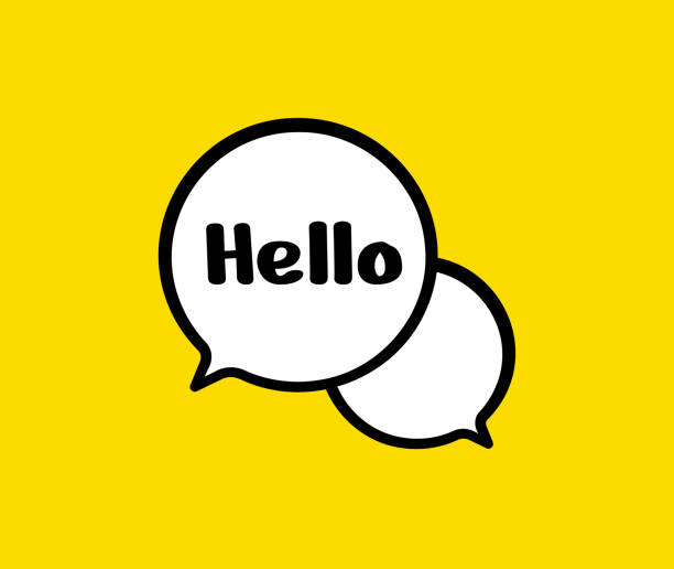ilustraciones, imágenes clip art, dibujos animados e iconos de stock de texto de saludo en el globo de diálogo - help palabra en inglés