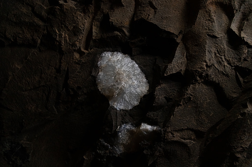 ​​Raw rock crystal in a Wanda mine, Misiones, Argentina