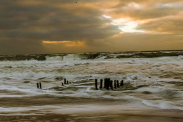 Sonnenuntergang am Strand von Sylt