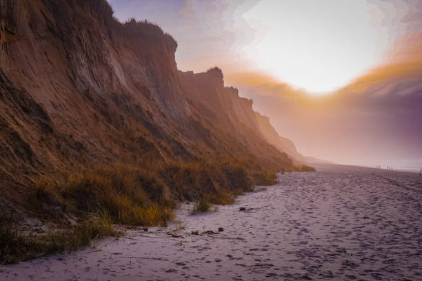 istock The red cliff  on the beach of Sylt 1453230804