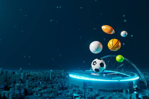 istock 3d football object design. realistic rendering. abstract futuristic background. 3d illustration. motion geometry concept. sport competition graphic. tournament game bet content. soccer ball element. 1453237868