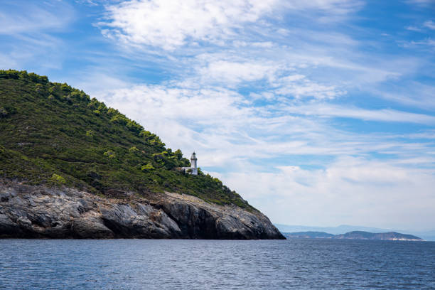 istock Coastline On Skopelos island, Greece 1453239553