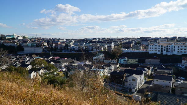 istock Japanese residential area 1453241070