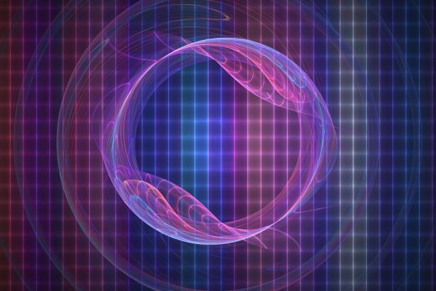 Abstract modern background on the topic of science and modern digital technologies