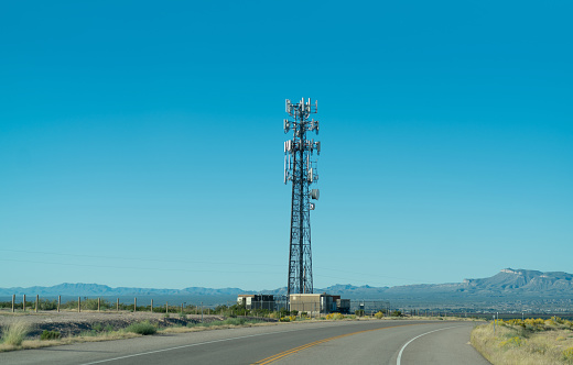 Cellular antenna in Carlsbad, New Mexico - USA