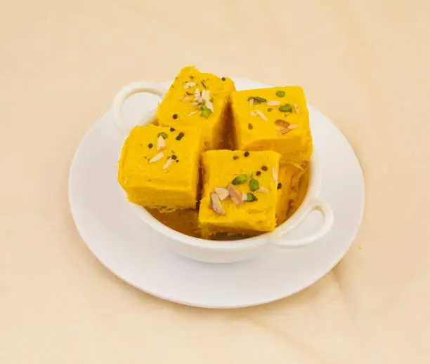 Photo of Indian Special Traditional Sweet Food Soan Papdi